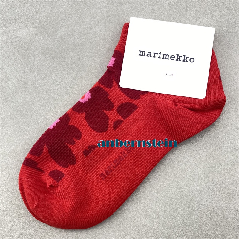 Marimekko Plant Flowers Socks Ladies Retro Art Crew Socks Casual Socks Wholesale - Picture 47 of 60