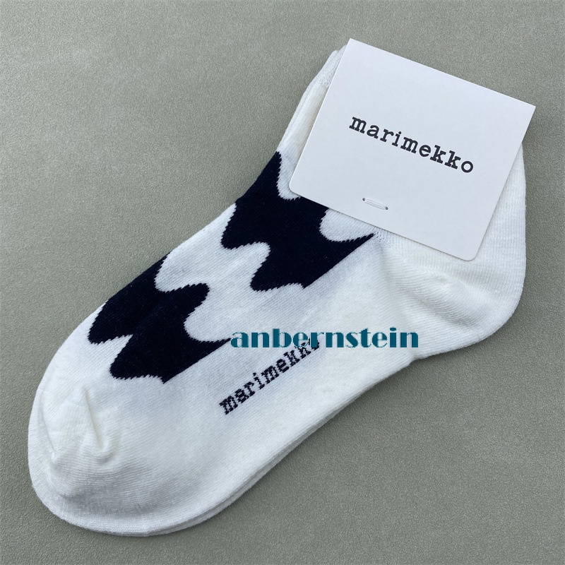 Marimekko Plant Flowers Socks Ladies Retro Art Crew Socks Casual Socks Wholesale - Picture 51 of 60