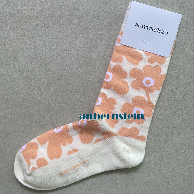 Marimekko Calcetines Colores Plantas y Flores Calcetines Retro Algodón Calcetines Marea Calcetines - Imagen 29 de 73