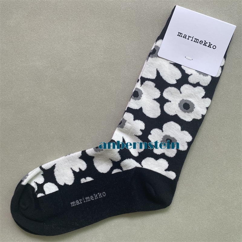 Marimekko Calcetines Colores Plantas y Flores Calcetines Retro Algodón Calcetines Marea Calcetines - Imagen 31 de 73