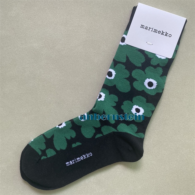 Marimekko Calcetines Colores Plantas y Flores Calcetines Retro Algodón Calcetines Marea Calcetines - Imagen 36 de 73
