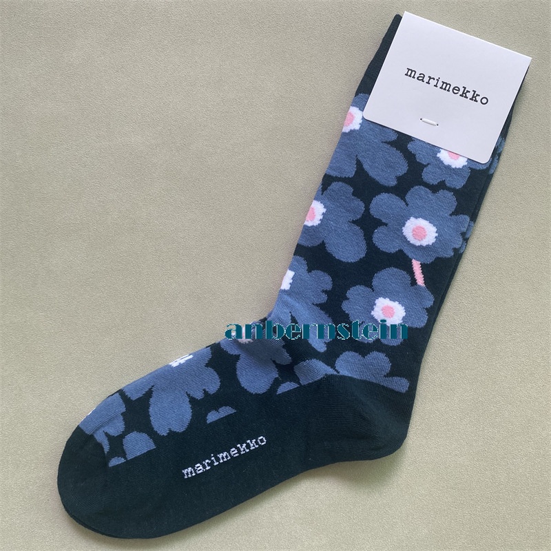 Marimekko Calcetines Colores Plantas y Flores Calcetines Retro Algodón Calcetines Marea Calcetines - Imagen 38 de 73