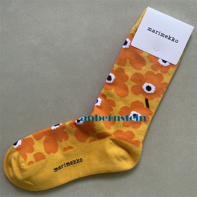Marimekko Calcetines Colores Plantas y Flores Calcetines Retro Algodón Calcetines Marea Calcetines - Imagen 39 de 73