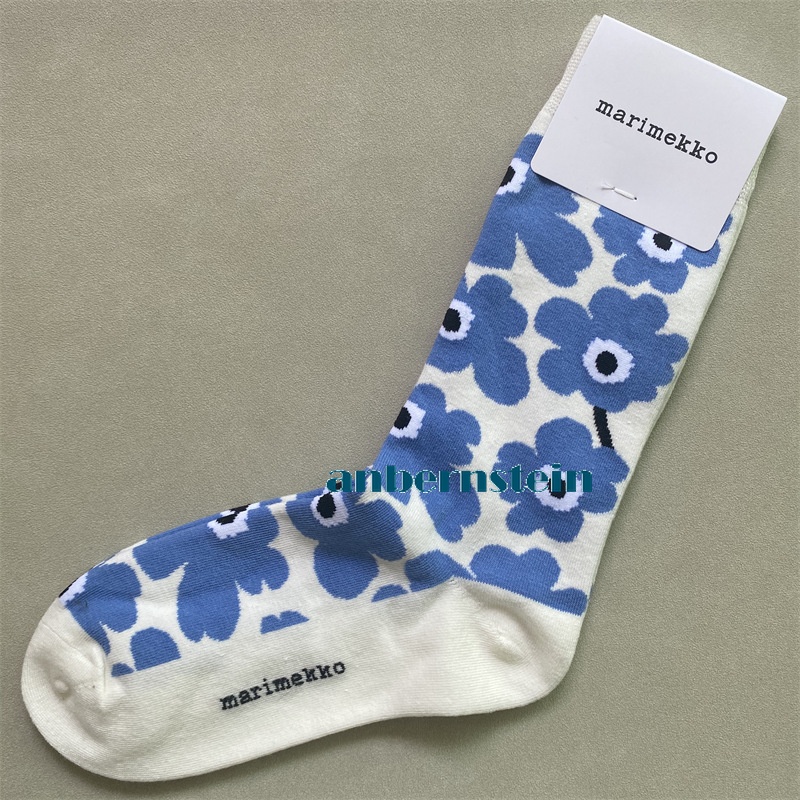 Marimekko Calcetines Colores Plantas y Flores Calcetines Retro Algodón Calcetines Marea Calcetines - Imagen 50 de 73