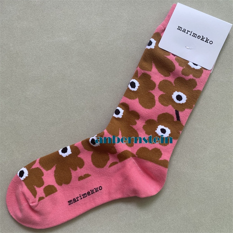 Marimekko Calcetines Colores Plantas y Flores Calcetines Retro Algodón Calcetines Marea Calcetines - Imagen 51 de 73