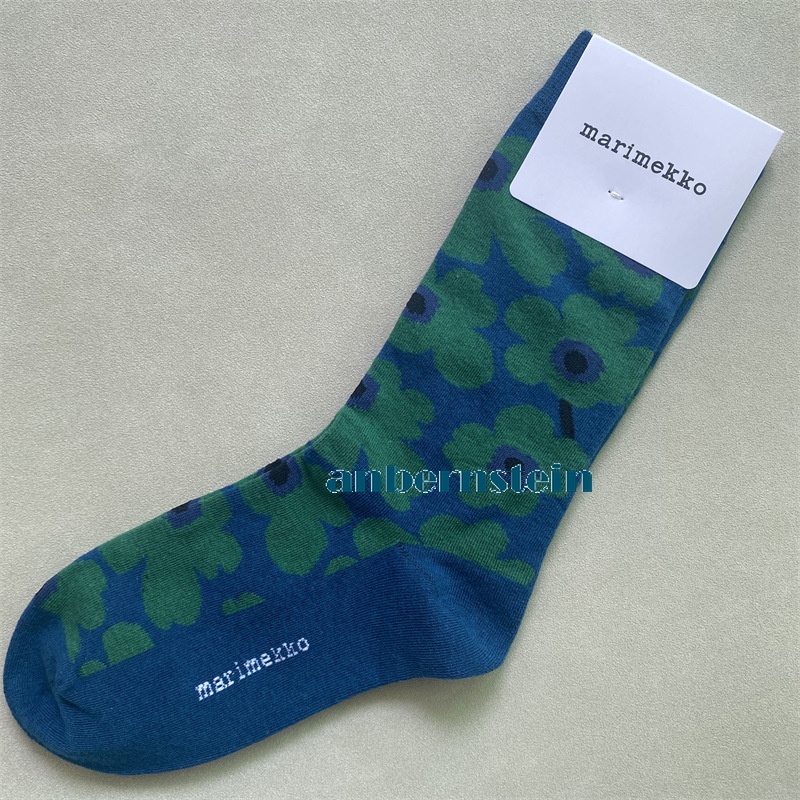 Marimekko Calcetines Colores Plantas y Flores Calcetines Retro Algodón Calcetines Marea Calcetines - Imagen 56 de 73