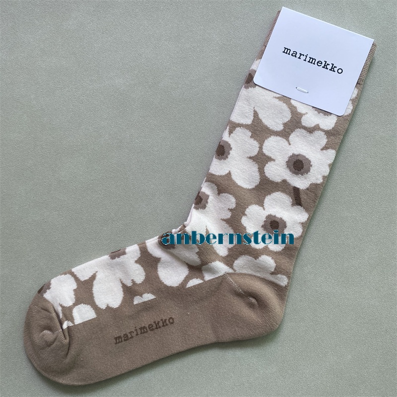 Marimekko Calcetines Colores Plantas y Flores Calcetines Retro Algodón Calcetines Marea Calcetines - Imagen 67 de 73