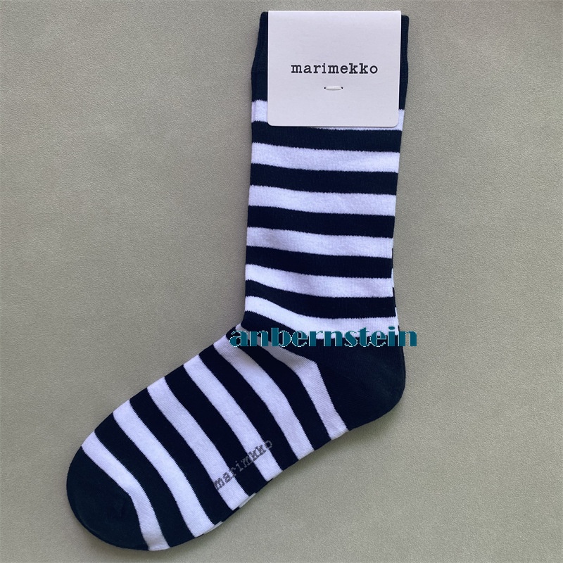 Marimekko Chaussettes Rétro Marée Saison Chaussettes Couleur Plantes et Fleurs Coton Chaussettes - Photo 53/62