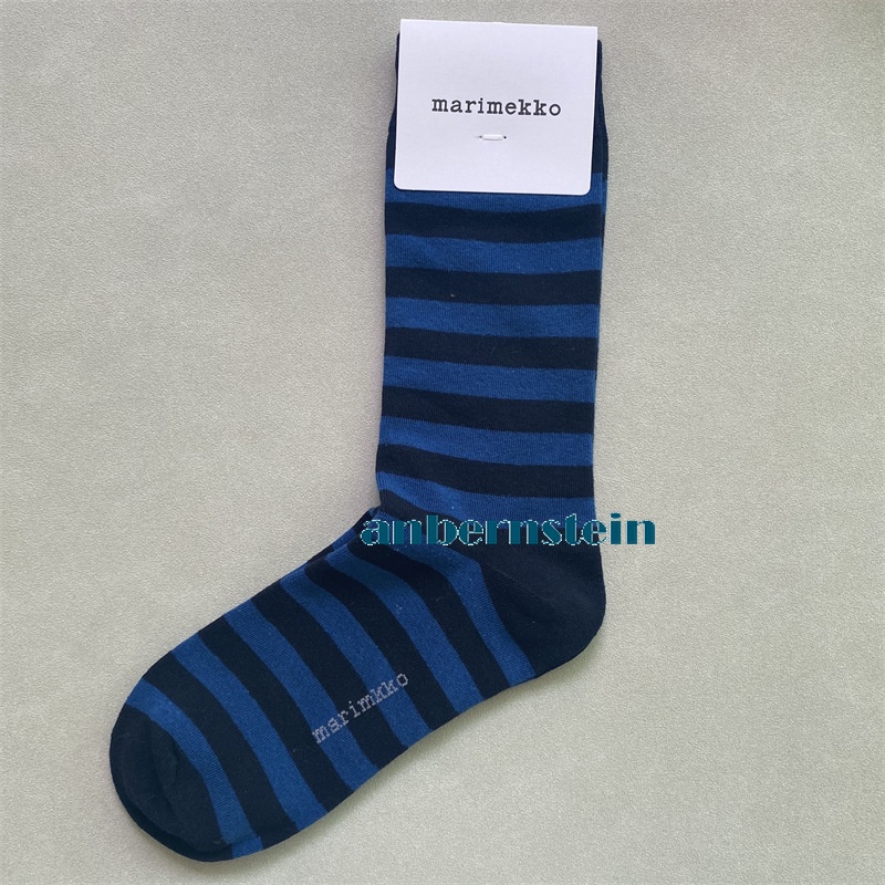 Marimekko Chaussettes Rétro Marée Saison Chaussettes Couleur Plantes et Fleurs Coton Chaussettes - Photo 54/62