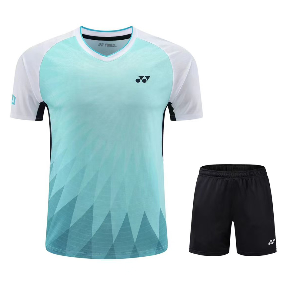 YONEX Set Sportivo Tuta Uomo Ping Pong Badminton T-Shirt e Pantaloncini 25-09302 - Foto 7 di 7