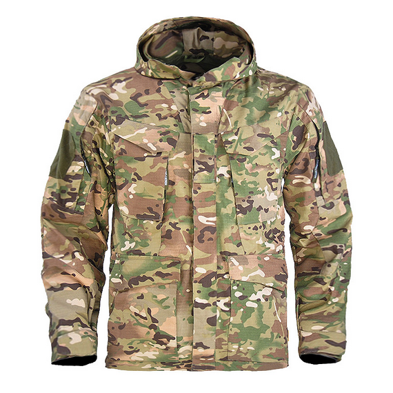 Men's M65 Military Combat Tactical Coats Jacket Field WATERPROOF Casual Hoodie - Picture 21 of 21