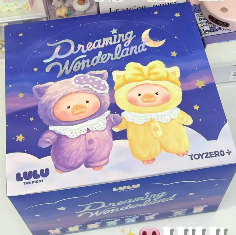 6Pcs Toyzero Lulu The Piggy Dreaming Wonderland Series 3.9In Plush Pendants Gift