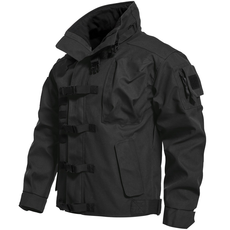 Waterproof US Army Men's Tactical Jacket Windproof Military Hard Shell Coat - Picture 17 of 25