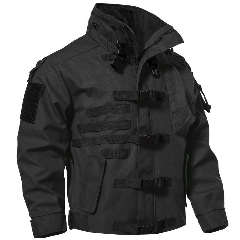 Waterproof US Army Men's Tactical Jacket Windproof Military Hard Shell Coat - Picture 19 of 25