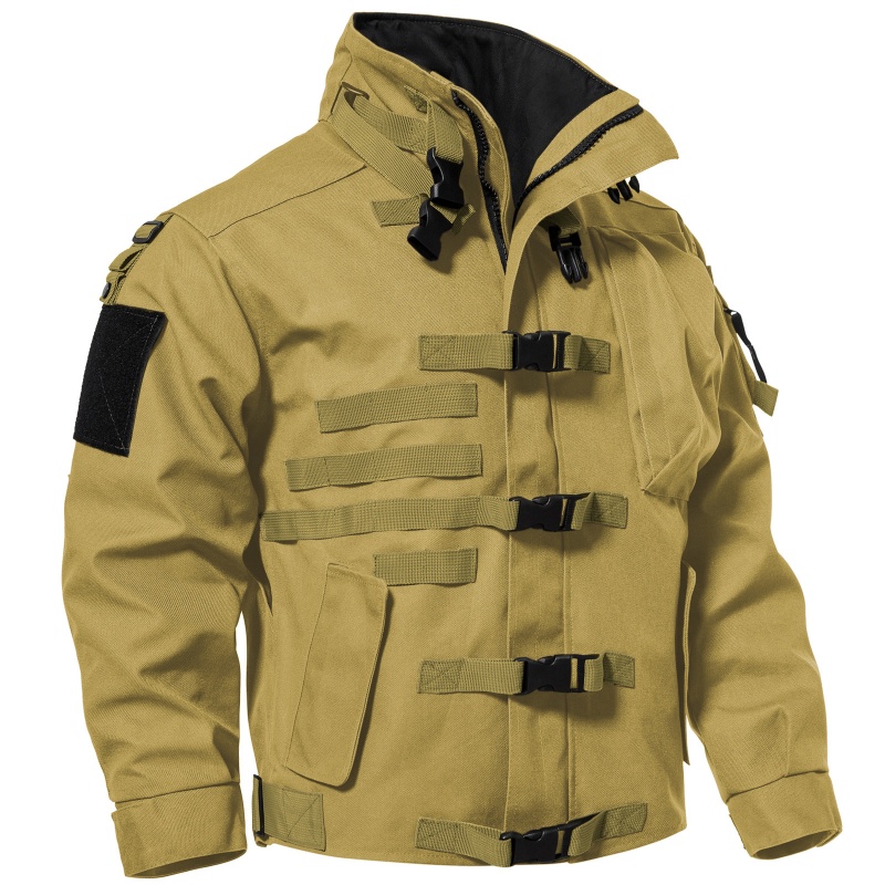Waterproof US Army Men's Tactical Jacket Windproof Military Hard Shell Coat - Picture 25 of 25