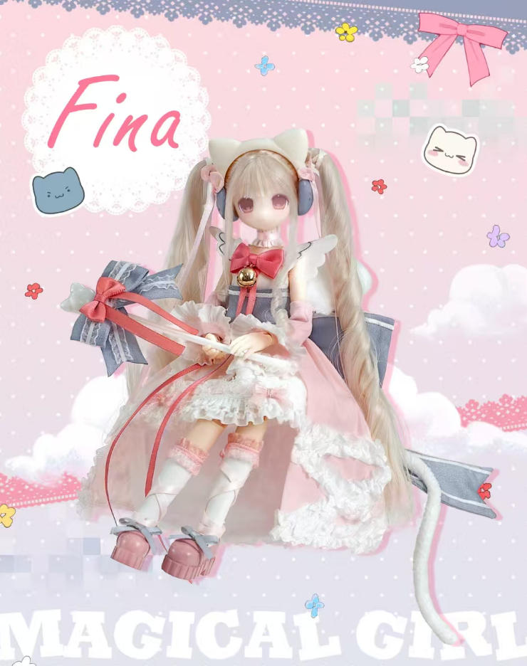 Preventa Magical Girl Serie 8.6In Bjd Muñeca Vestible Preciosa Figura de Acción Regalo - Imagen 31 de 31