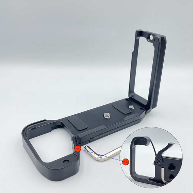 Camera Grip Handle Protect Vertical L Board Base Plate Holder for Sony A6700