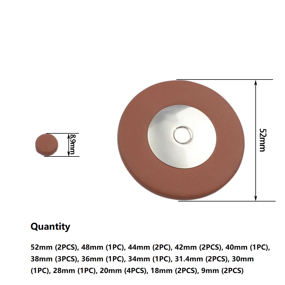 Juego de almohadillas de saxofón soprano tenor alto kit de repuesto de almohadillas de saxofón - Imagen 15 de 16