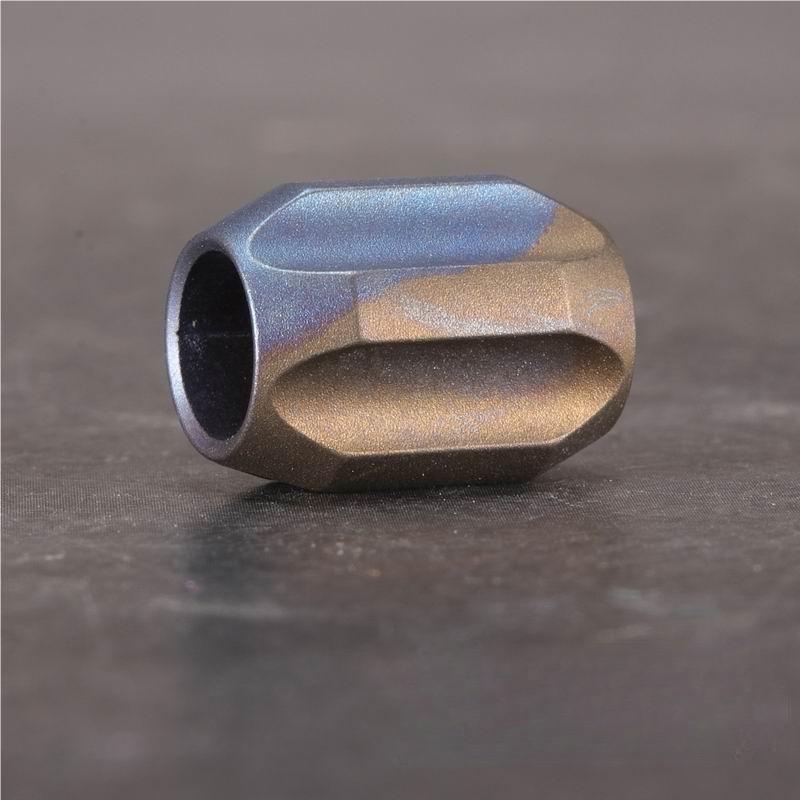 Titanium Alloy Knife Lanyard Bead Paracord Bracelet Bead Necklace Pendant DIY - Picture 26 of 32
