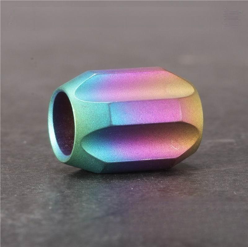 Titanium Alloy Knife Lanyard Bead Paracord Bracelet Bead Necklace Pendant DIY - Picture 28 of 32