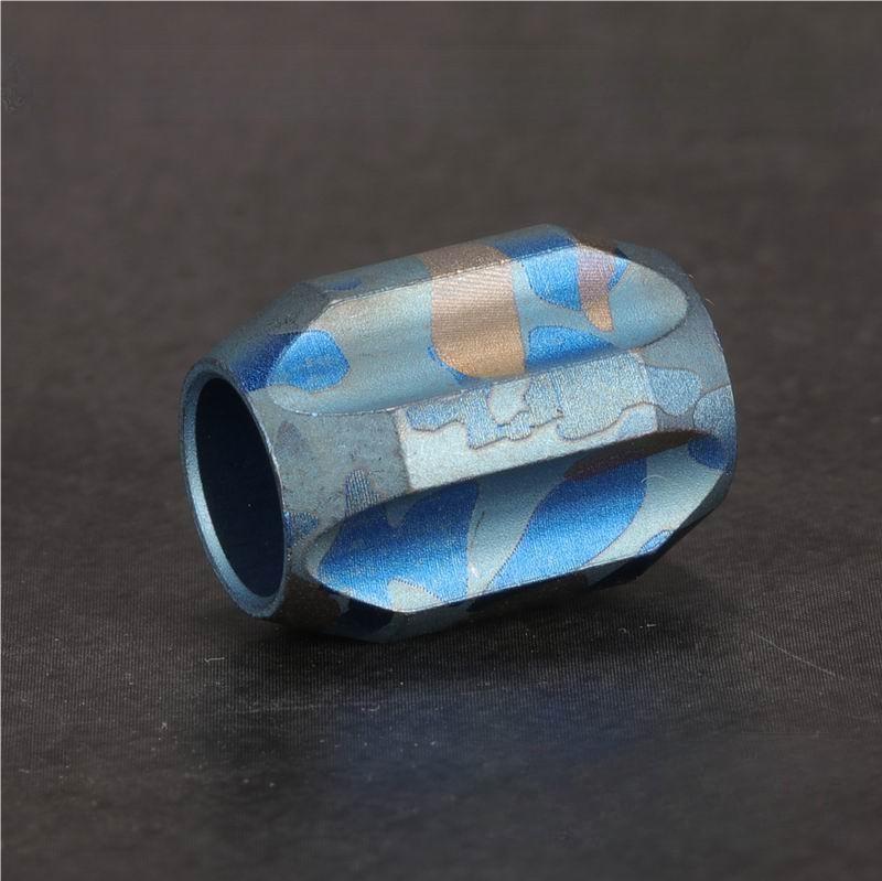 Titanium Alloy Knife Lanyard Bead Paracord Bracelet Bead Necklace Pendant DIY - Picture 31 of 32