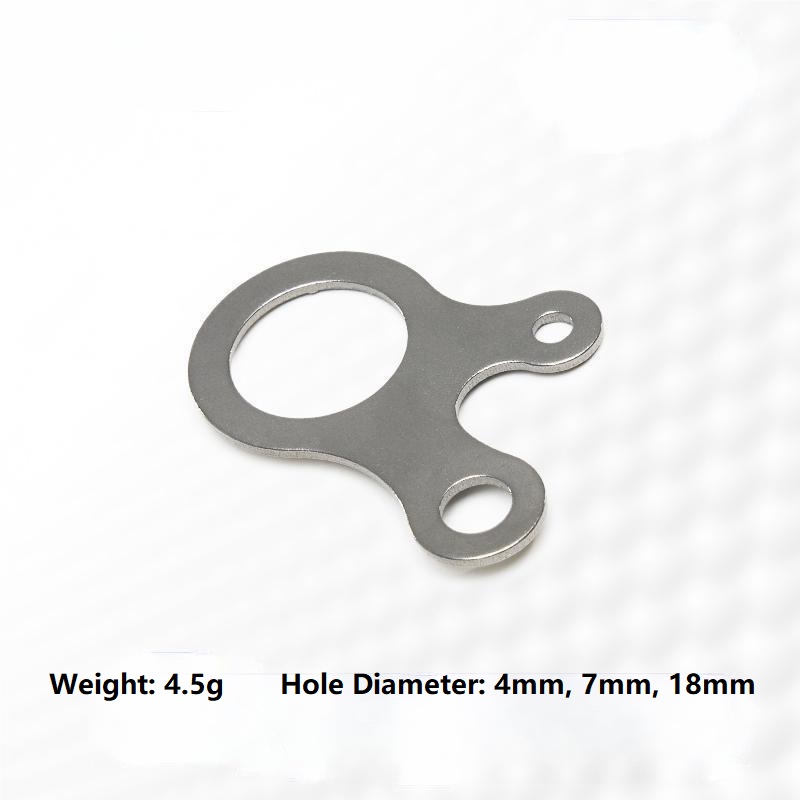10PCS Titanium Alloy Guyline Cord Adjusters Rope Adjuster