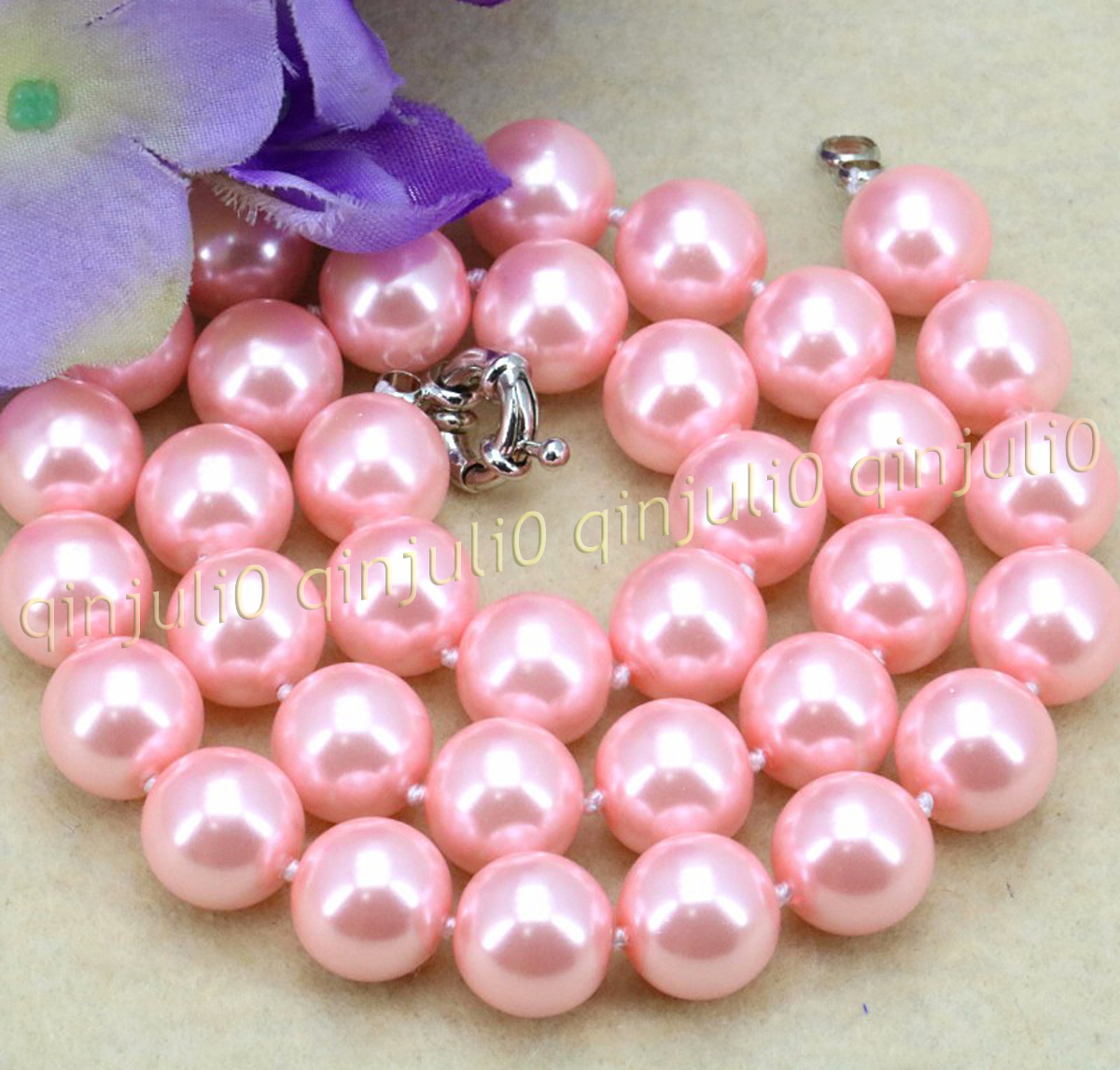 8-12mm South Sea Shell Pearl Round Beads Necklace Bracelet Earrings Set 18'' - Picture 18 of 58