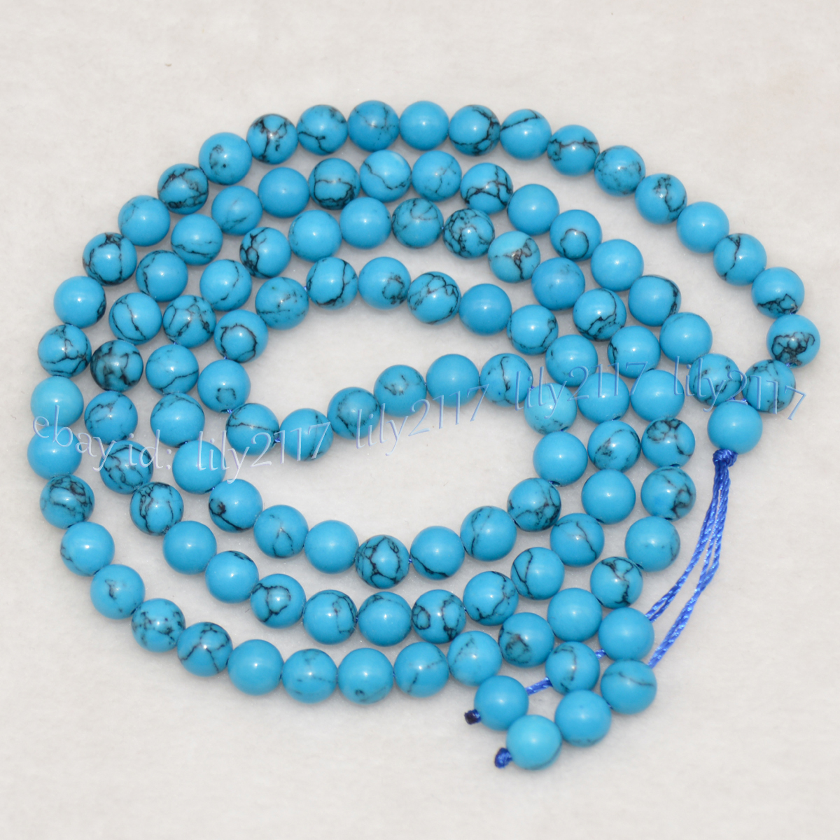 Natural Gemstone 108 Player Beads Tibet Buddhist Mala Necklace Meditation Rosary