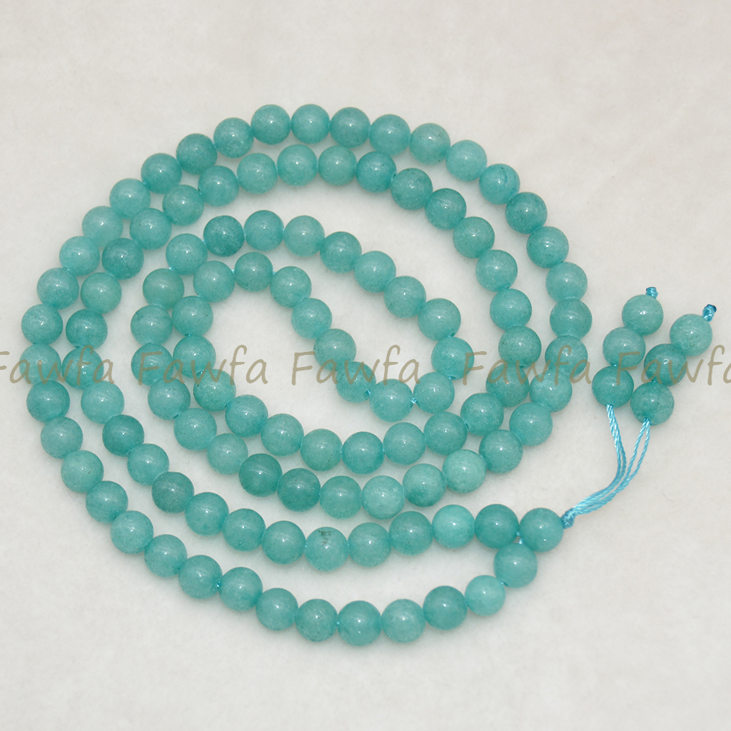 Natural 108 Player Gemstone Beads Tibet Buddhist Mala Necklace Meditation Rosary