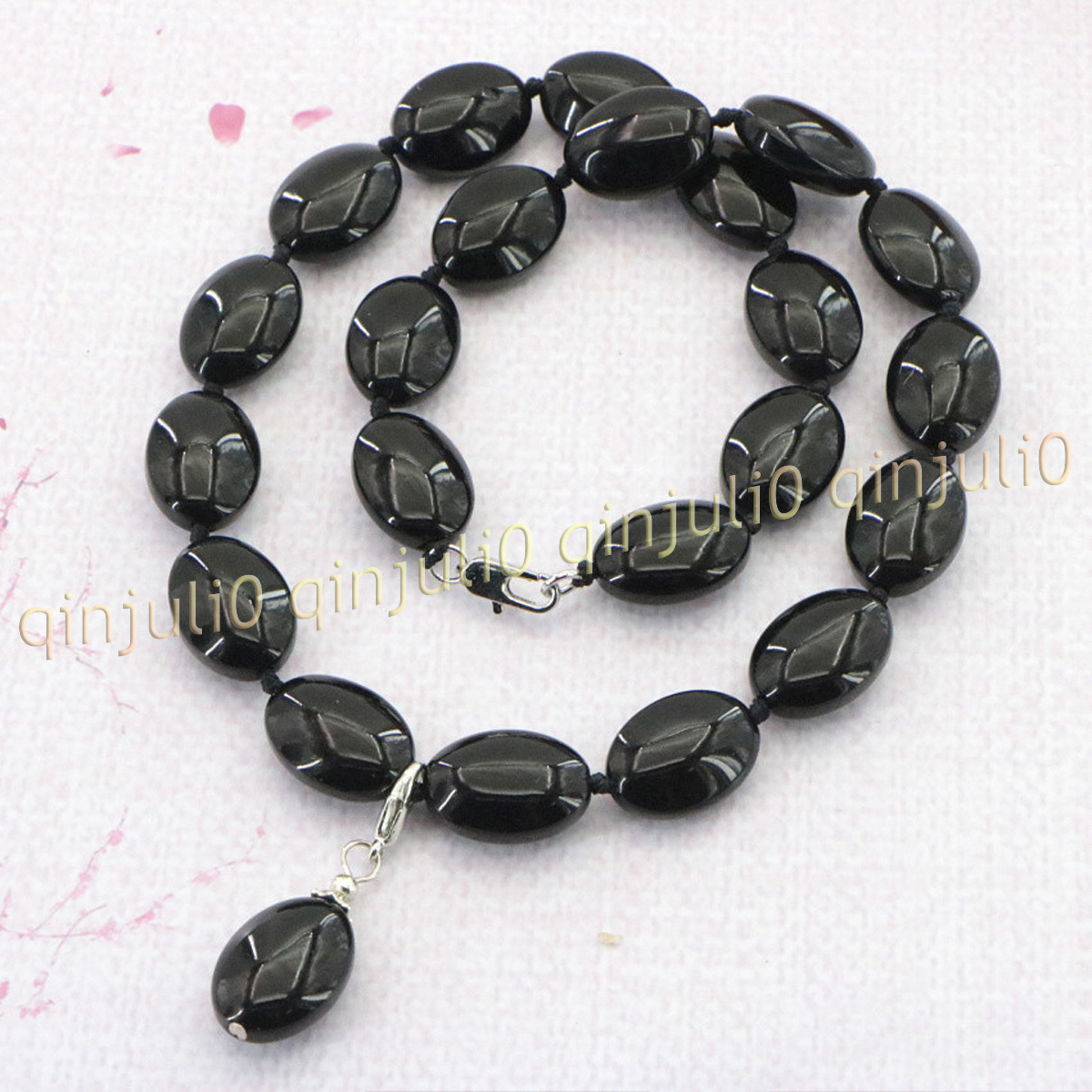 Natural 13x18mm Multicolor Gemstone Oval Beads Pendant Necklace Earring Set 18'' - Picture 34 of 40