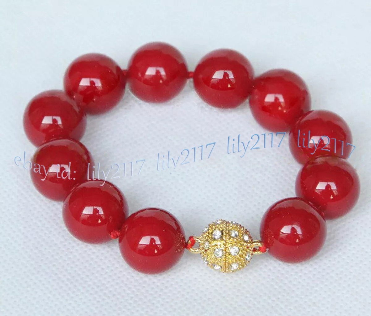 12 Colors Multicolor South Sea Shell Pearl Round Beads Bracelet Magnetic Clasp - Picture 21 of 25
