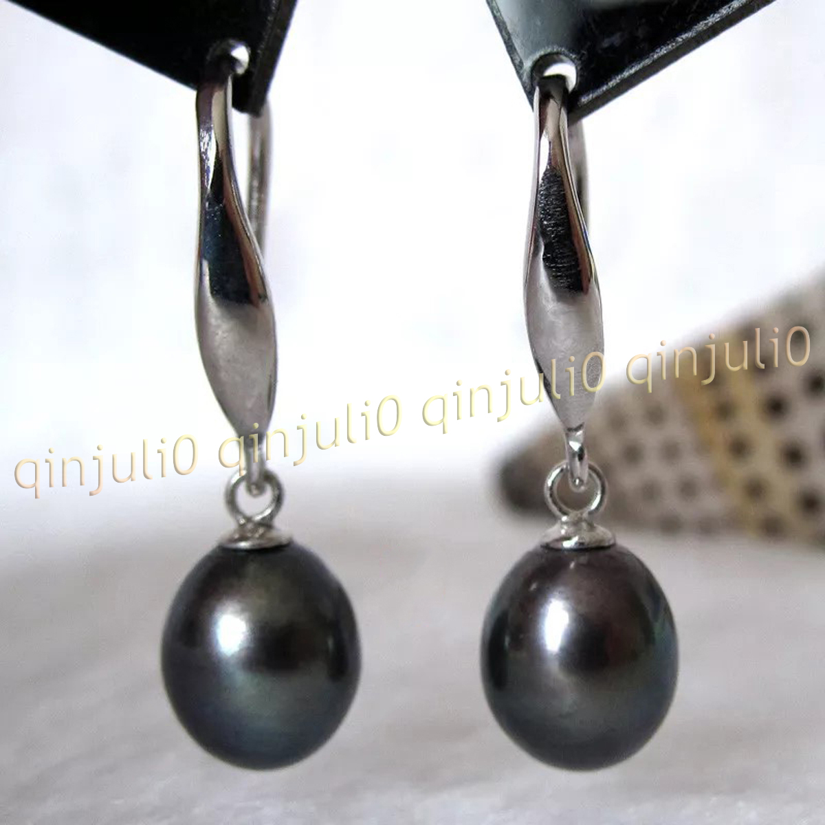 7-8mm Multicolor Natural Freshwater Pearl Drop Dangle Earrings Silver/Gold Hok - Picture 14 of 33