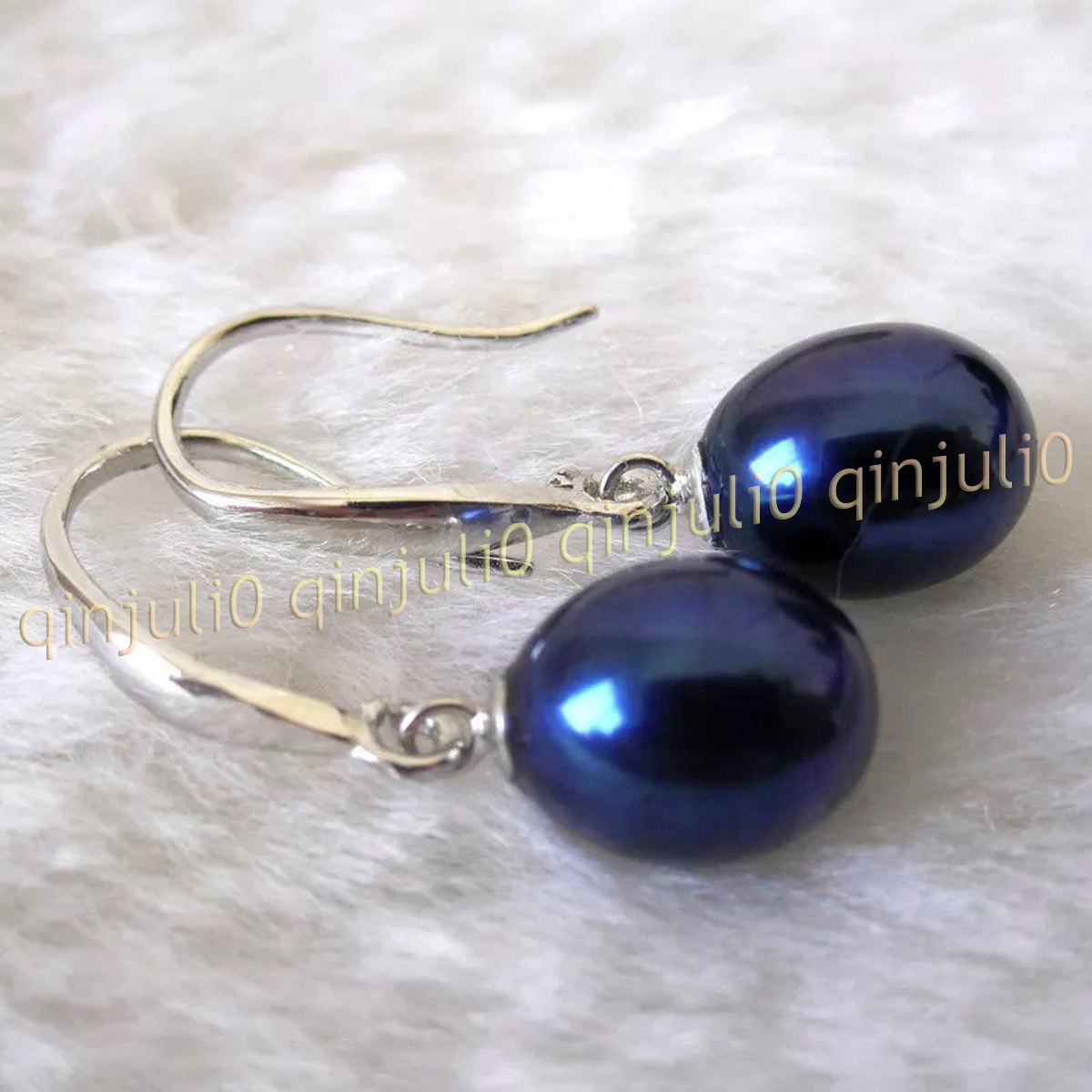 7-8mm Multicolor Natural Freshwater Pearl Drop Dangle Earrings Silver/Gold Hok - Picture 16 of 33