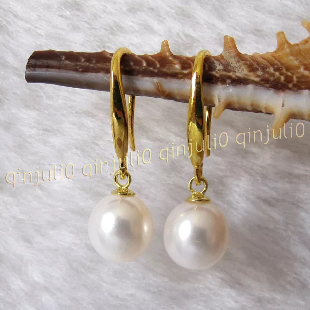 7-8mm Multicolor Natural Freshwater Pearl Drop Dangle Earrings Silver/Gold Hok - Picture 22 of 33