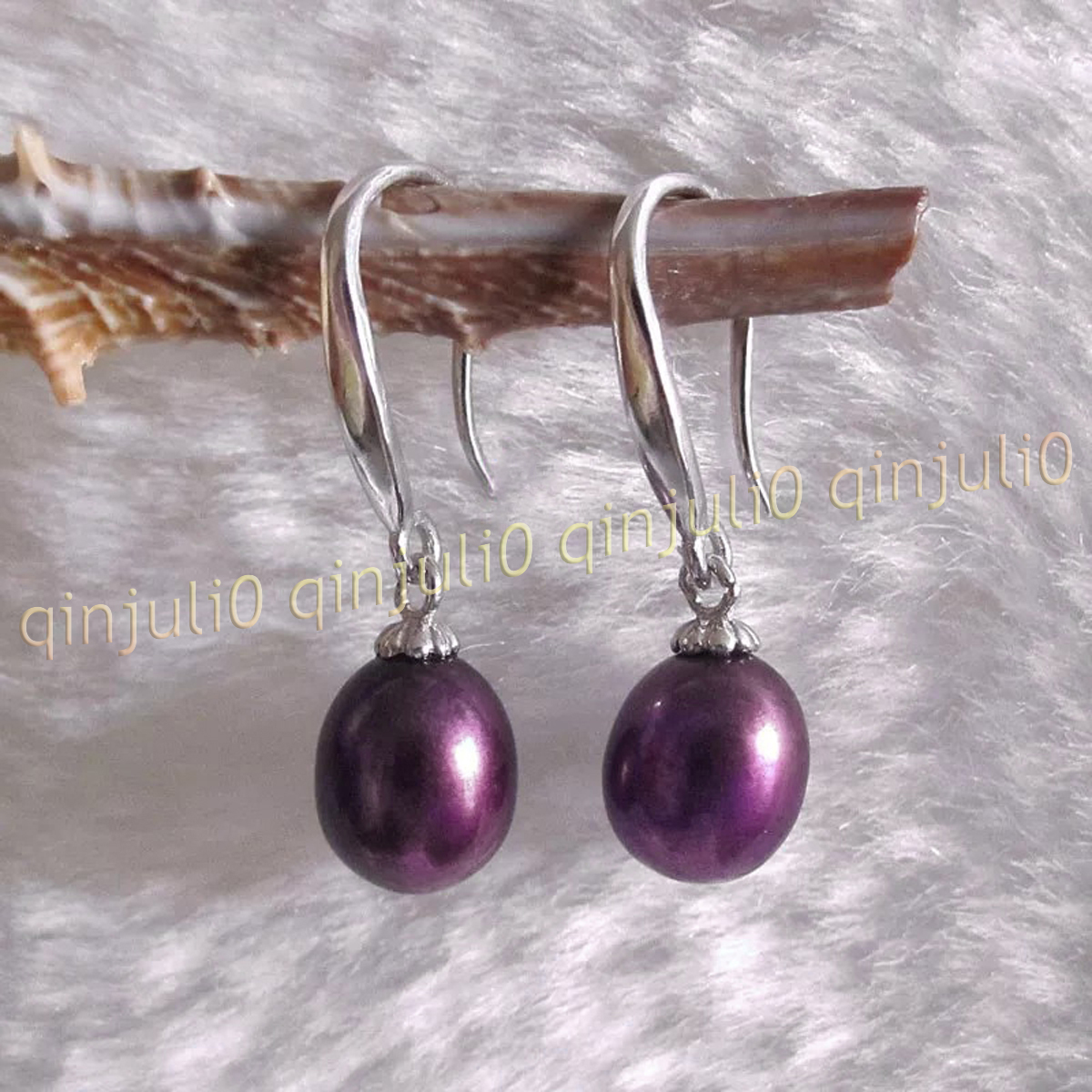 7-8mm Multicolor Natural Freshwater Pearl Drop Dangle Earrings Silver/Gold Hok - Picture 19 of 33