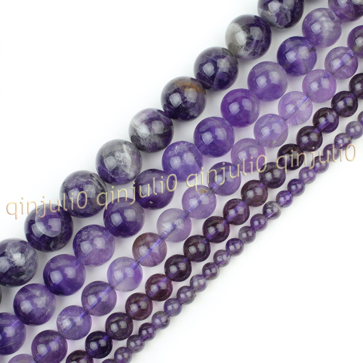 Natural Gemstone Smooth Round Loose Beads For Jewelry Making DIY 15'' 4-20mm - Picture 16 of 69