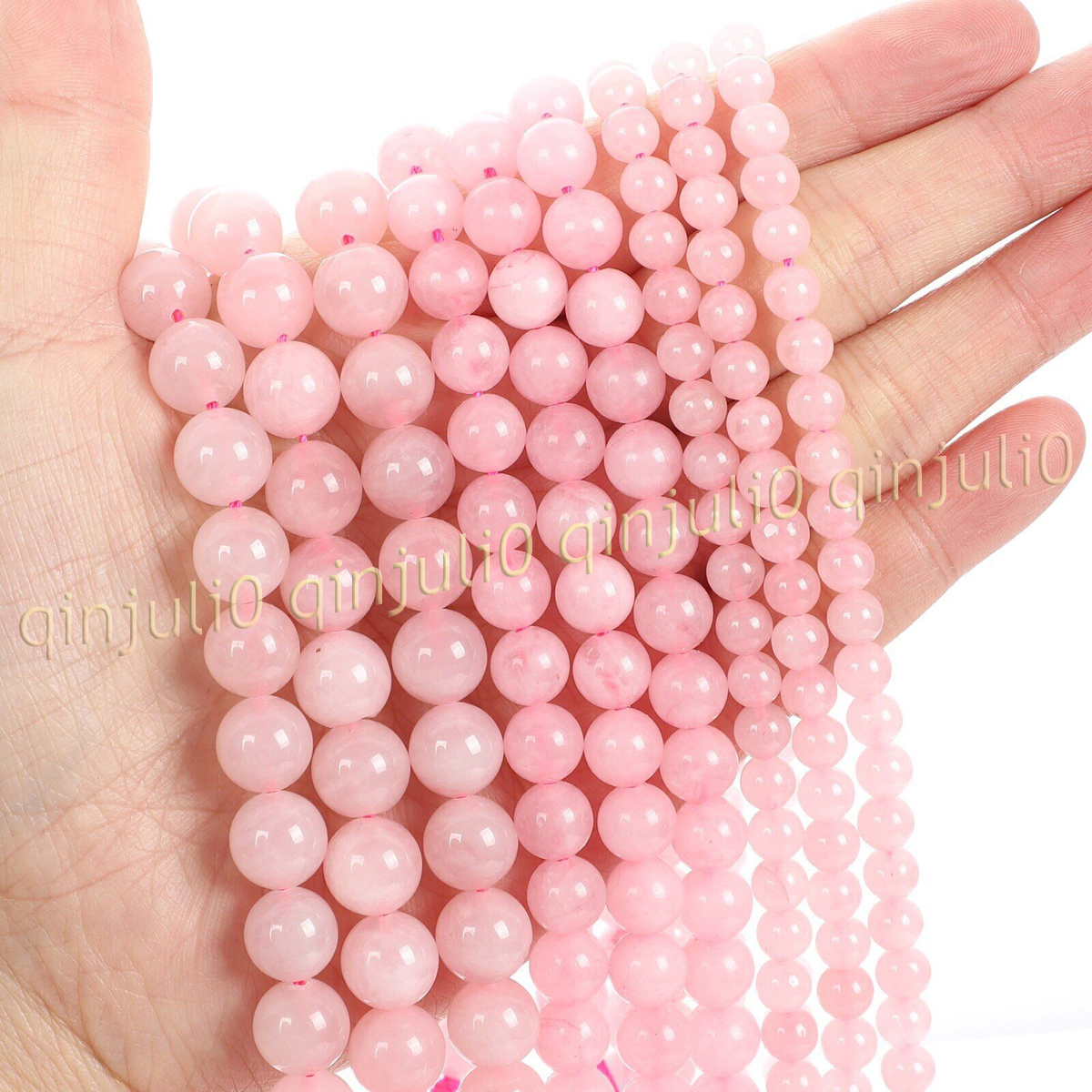 Natural Gemstone Smooth Round Loose Beads For Jewelry Making DIY 15'' 4-20mm - Picture 23 of 69