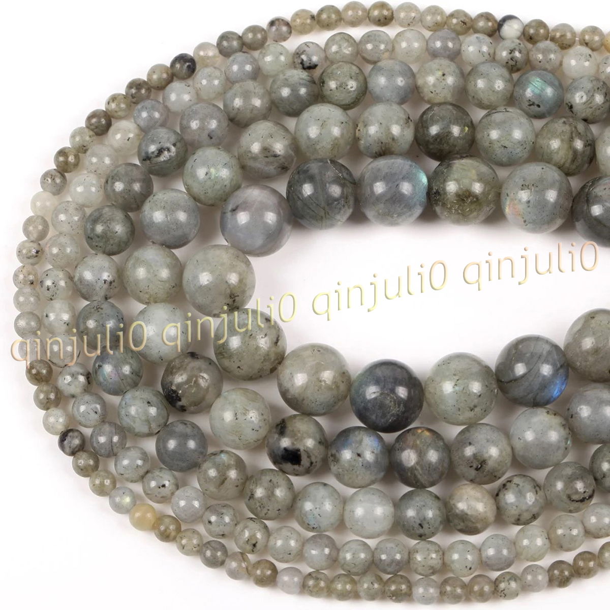 Natural Gemstone Smooth Round Loose Beads For Jewelry Making DIY 15'' 4-20mm - Picture 26 of 69