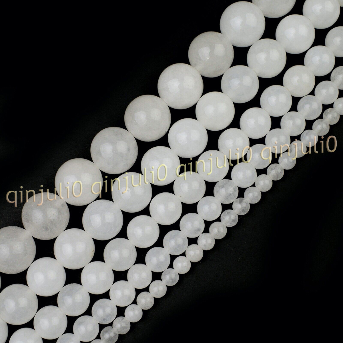 Natural Gemstone Smooth Round Loose Beads For Jewelry Making DIY 15'' 4-20mm - Picture 29 of 69
