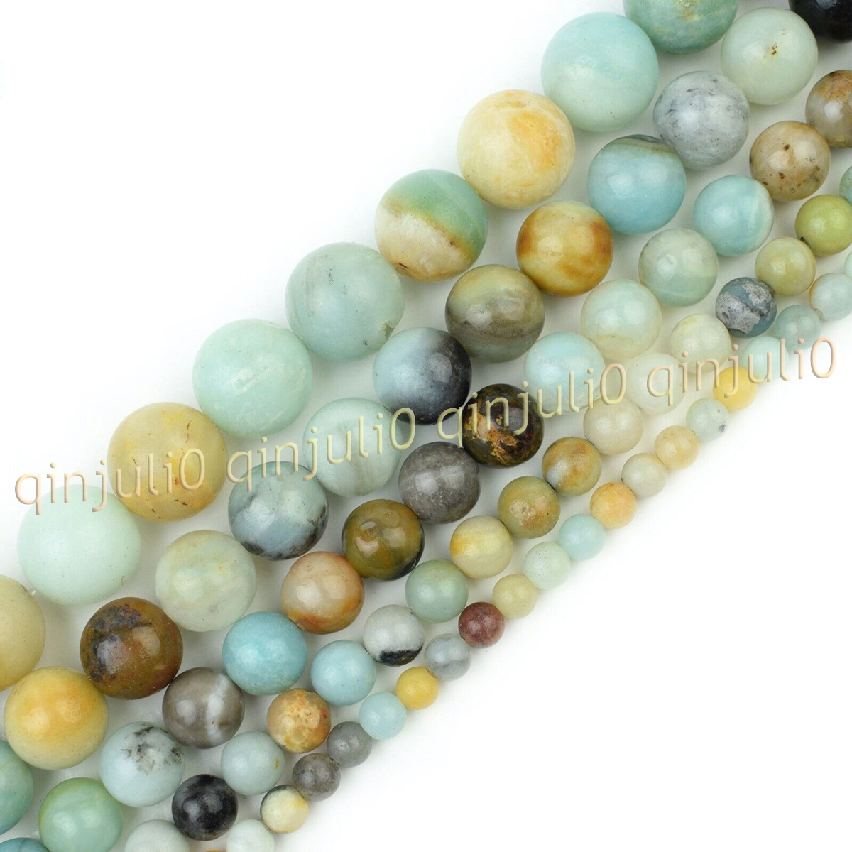 Natural Gemstone Smooth Round Loose Beads For Jewelry Making DIY 15'' 4-20mm - Picture 30 of 69