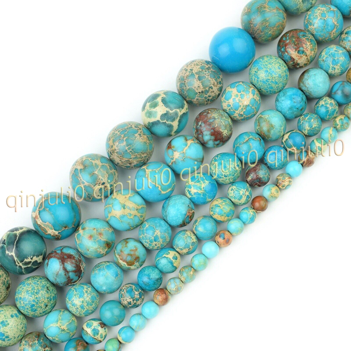 Natural Gemstone Smooth Round Loose Beads For Jewelry Making DIY 15'' 4-20mm