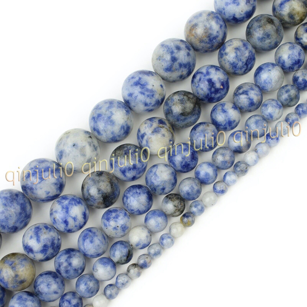 Natural Gemstone Smooth Round Loose Beads For Jewelry Making DIY 15'' 4-20mm - Picture 42 of 69