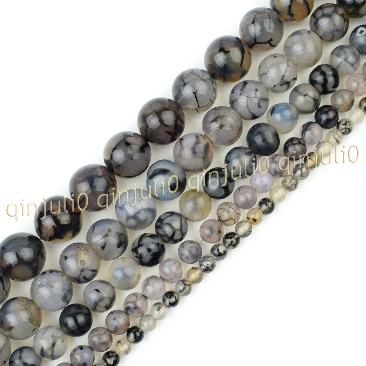 Natural Gemstone Smooth Round Loose Beads For Jewelry Making DIY 15'' 4-20mm - Picture 43 of 69