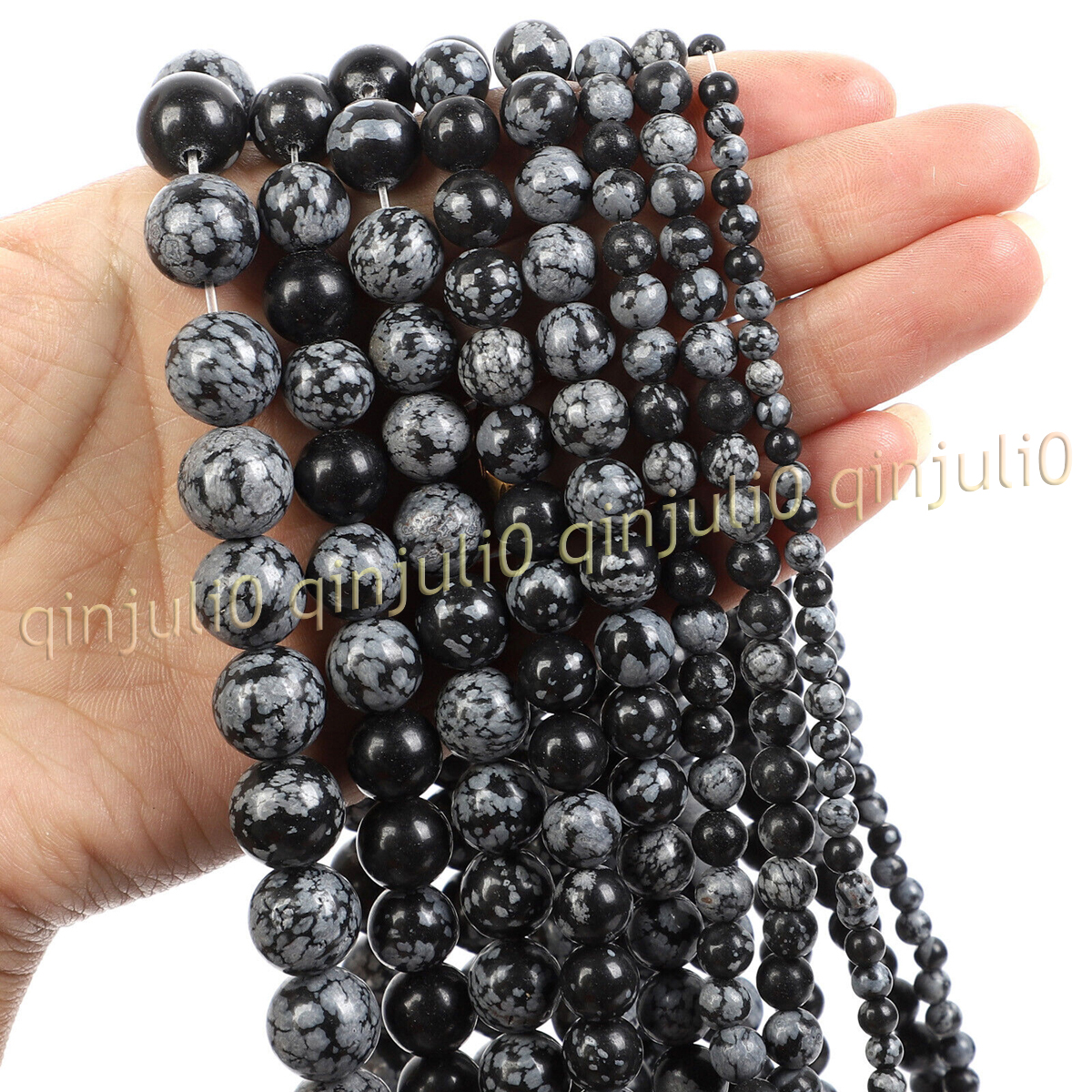 Natural Gemstone Smooth Round Loose Beads For Jewelry Making DIY 15'' 4-20mm - Picture 44 of 69