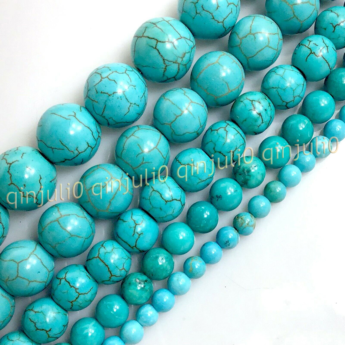 Natural Gemstone Smooth Round Loose Beads For Jewelry Making DIY 15'' 4-20mm - Picture 47 of 69