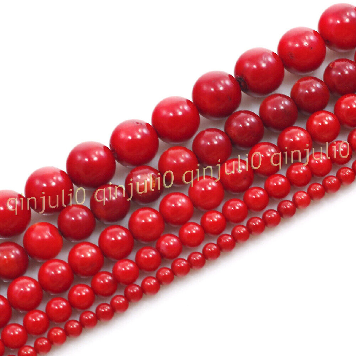 Natural Gemstone Smooth Round Loose Beads For Jewelry Making DIY 15'' 4-20mm - Picture 49 of 69