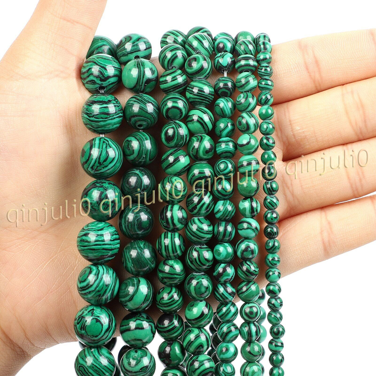 Natural Gemstone Smooth Round Loose Beads For Jewelry Making DIY 15'' 4-20mm - Picture 52 of 69