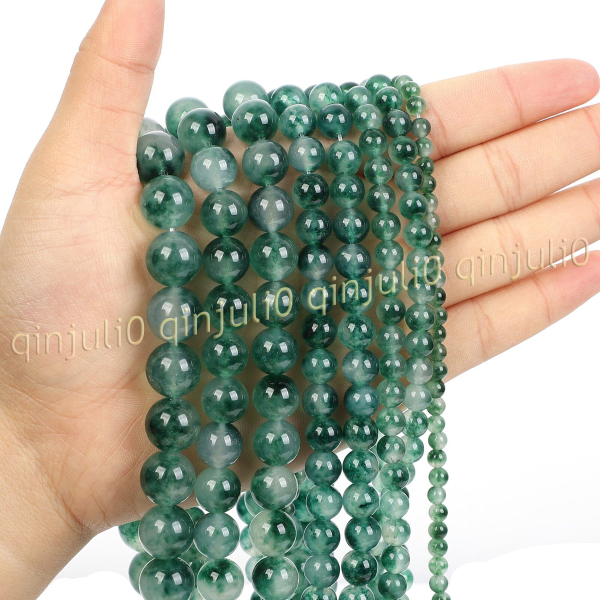 Natural Gemstone Smooth Round Loose Beads For Jewelry Making DIY 15'' 4-20mm - Picture 58 of 69