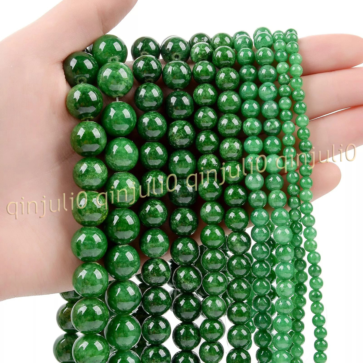 Natural Gemstone Smooth Round Loose Beads For Jewelry Making DIY 15'' 4-20mm - Picture 62 of 69
