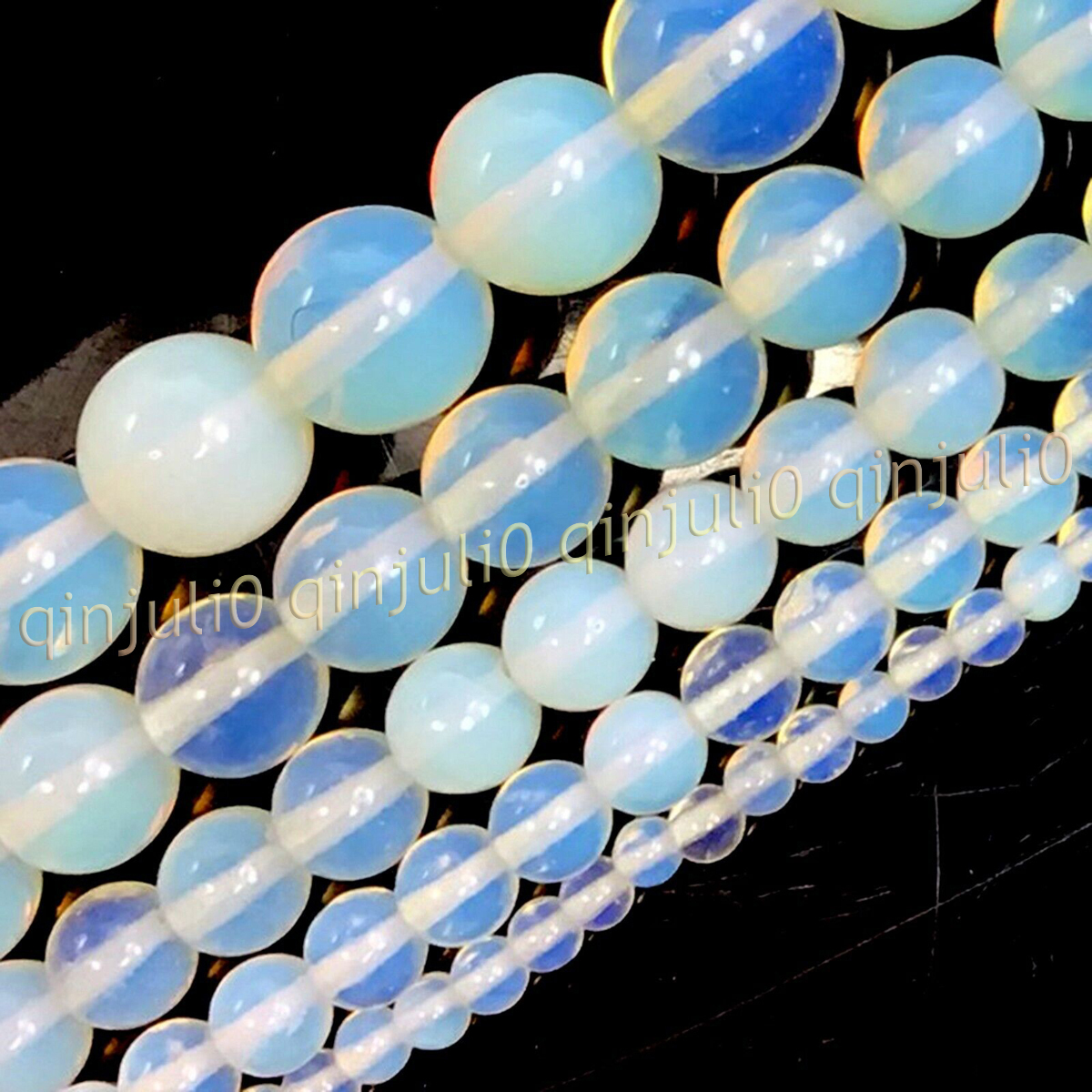 Natural Gemstone Smooth Round Loose Beads For Jewelry Making DIY 15'' 4-20mm - Picture 64 of 69